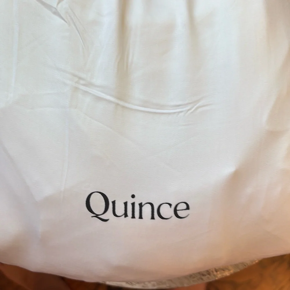 QUINCE Bamboo Duvet Cover Full Queen White